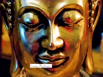 Gold buddha close up c-481